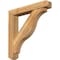 Ekena Millwork Funston Craftsman Rough Sawn Bracket w/ Offset Brace, Western Red Cedar, 6"W x 34"D x 34"H BKT0604X34X34FST04RWR - alternate 1